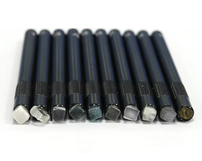 Fable Gemstone Mohs Hardness Pencil Mohs Hardness Tester 1-10 Level Pen Kit
